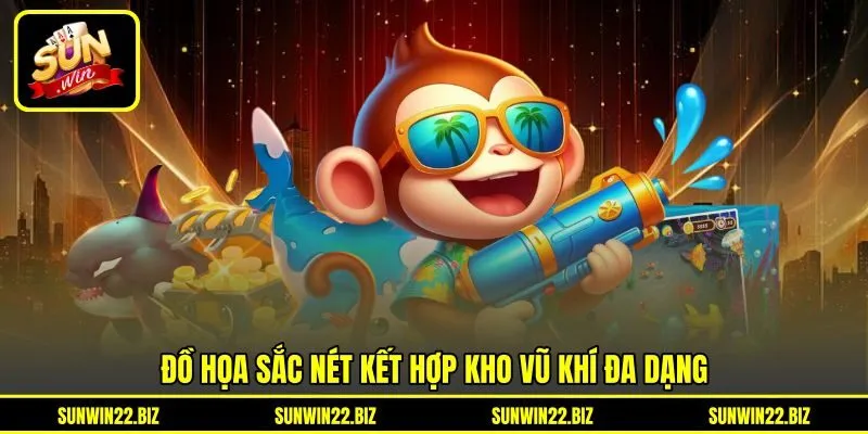 Đồ họa sắc nét kết hợp kho vũ khí đa dạng Đồ họa sắc nét kết hợp kho vũ khí đa dạng