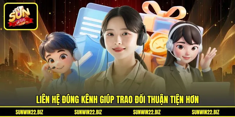 Liên hệ đúng kênh giúp trao đổi thuận tiện hơn Liên hệ đúng kênh giúp trao đổi thuận tiện hơn