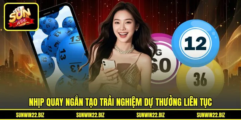 Nhịp quay ngắn tạo trải nghiệm dự thưởng liên tục Nhịp quay ngắn tạo trải nghiệm dự thưởng liên tục