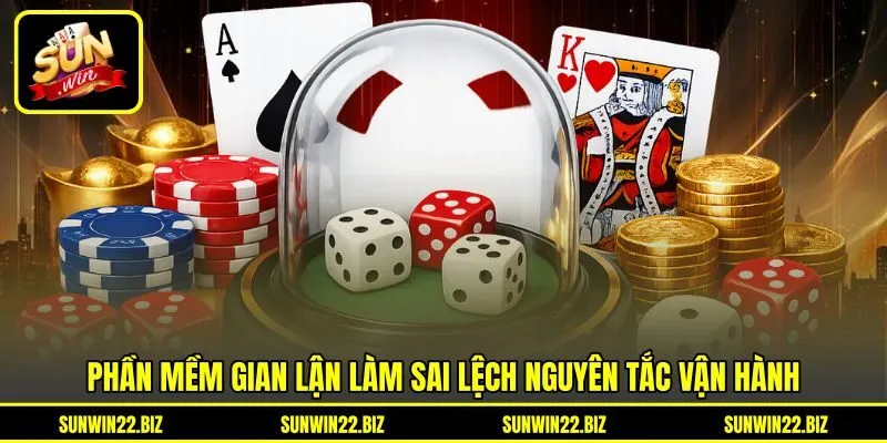 Phần mềm gian lận làm sai lệch nguyên tắc vận hành Phần mềm gian lận làm sai lệch nguyên tắc vận hành